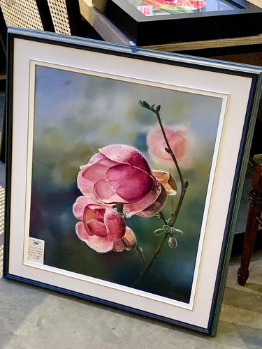Magnolia flower painting by Canadian artist Hele Kowalik