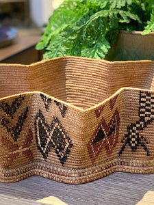 Antique Coast Salish basket