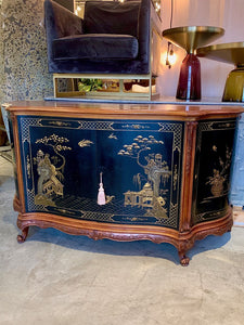 Vintage chinoiserie sideboard