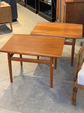 Vintage 1960s mid century Danish side tables